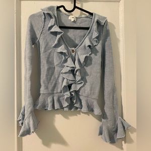 COPY - Ruffle Sweater Cardigan